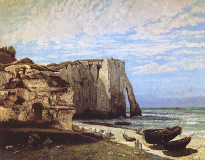 The Cliff at Etretat after the Storm (mk09)